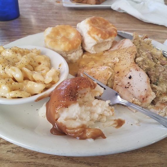Blue and White Restaurant in Tunica, Mississippi on Highway 61 Down